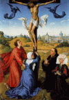 Pin XV Weyden Roger van der Triptico de la Crucifixin Panel Central 1440