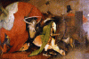 Pin, XVI,Bosco El, Jernimo, Triptico de las Tentaciones de San Antonio, detalle, M. Nacional de Arte Antiguo, Lisboa, Portugal, 1501