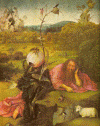 Pin,XVI, Bosco Jeronimo El, El Bautista en meditacin, M. Lzaro Galdiano, Madrid, Espaa,, 1504-1505