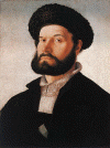 Pin XVI Scorel Jan van Retrato de un hombre veneciano 1520