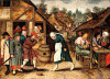 Pin, XVI-XVII, Brueghel El Joven, Pieter, El Baile del Huevo