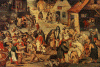 Pin, XVI-XVII, Brueghel El Joven, Pieter, Las Obras de Misericordia