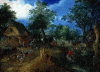 Pin, XVI-XVII, Brueghel de Velours El Viejo, Jan, Escena Campesina en el Bosque