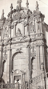 Arq, XVIII, Nasoni, Nicolau, Iglesia Sao Pedro Os Clrigos, exterior, fachada, detalle, Oporto, Portugal, 1754-1763