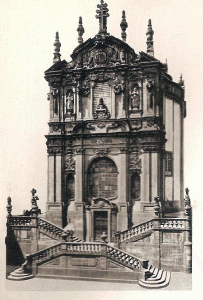 Arq, XVIII, Nasoni, Nicolau, Iglesia Sao Pedro Os Clrigos, Exterior, gfachadaOporto, Portugal, 1754-1763