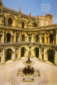 Arq, XII-XVI, Monasterio de Tomar, Interior, Claustro Grande, pattio, Portugal