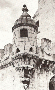 Arq, XVI, Torre de Belem, garita, Manuel I, Lisboa, Portugal, 1514