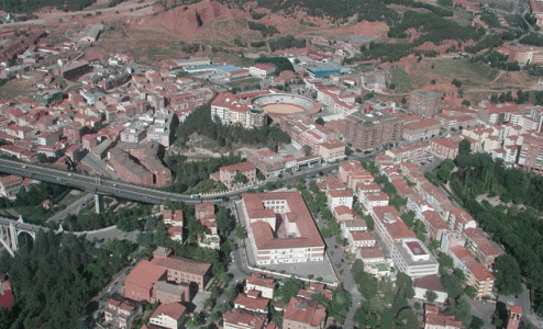 Geo, Aragn, Humana, Poblamiento, Vista parcial area, Teruel