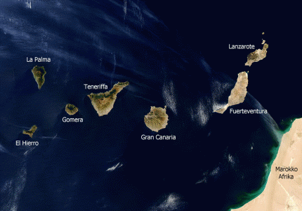 Geo, Canarias, Cartografa, Satlite
