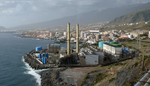 Geo, Canarias, Econmica, Energa, Central de Caletillas Candelaria, Tenerife