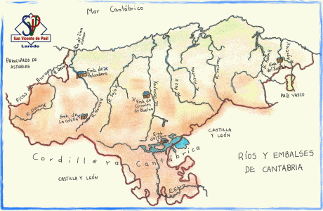 Geo, Cantabria, Fsic, Hidrografa, Ros, Mapa