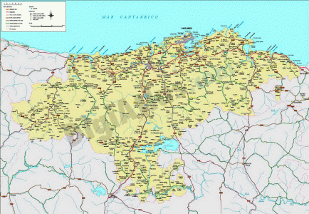 Geo, Cantabria, Cartografa, Mapa