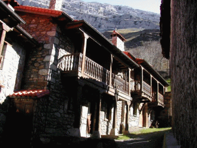 Geo, Cantabria, Humana, Poblamiento, Casucas tradicionales del Anson
