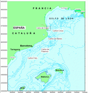 Geo, Catalua, Econmica, Pesca, Artesanal, Caladeros, Mapa