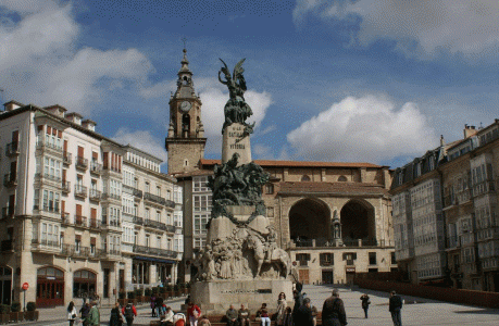Humana, Euskadi, Poblamiento, Plaza Mayor, Gazteiz-Vitoria, Vitoria