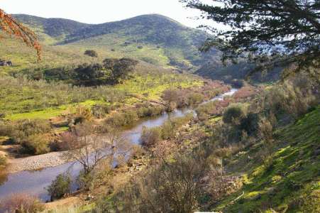 Geo, Extremadura, Fsica, Hidrologa, Ros, Ro Viar, afluente del Gaudalquivir, Badajoz