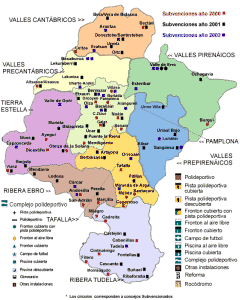 Geo, Navarra, Cartografa, Mapa poltico