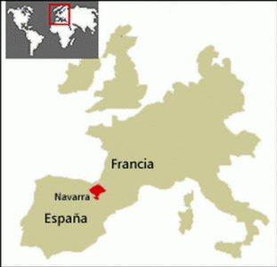 Geo, Navarra, Cartografa, Situacin, Mapa