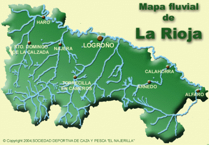 Geo, Rioja, Fsica, Hidrologa, Ros, Mapa mudo