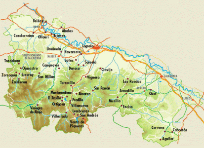 Geo, Rioja, Cartografa, Humana, Mapa