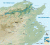 Fsico, Hidrografia, Rios, Rio Medjerda, Vertiete Mediterrnea, Mapa, Argelia