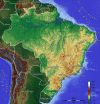 Fisica Relieve Mapa Brasil