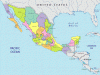 Politica Estados Mapa Mexico 
