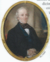 XIX Autor deEconomica Retrato de Gibs William el mayor exportador de Guano britanico 1850