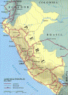 Economica Carreteras Principales Mapa Peru
