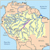 Fisica Rios Cuenca del Amazonas Mapa