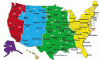 Humana Mapa politico Estados y Capitales USA