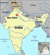 Fisica Hidrografia Rios  Mapa mudo India