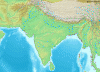 Hidrografia Rios  Mapa mudo India