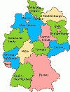  Humana Poblamiento Division Administrativa Mapa Lands Alemania