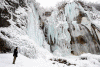 Fisica Hidrologia Cascada de Plitvice helada Enero Rusia 2009