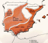 Hist, Pennsula Ibrica, Colonizaciones orientales, Mapa