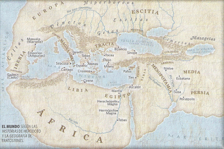 Hist, Cartografa antigua segn Herdoto y Cartografa de Eratstenes