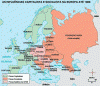 Hist XX Guerra Fria Europa Mapa 1989