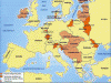 Hist XX I Guerra Mundial Paz de Versalles Mapa Europa 1918